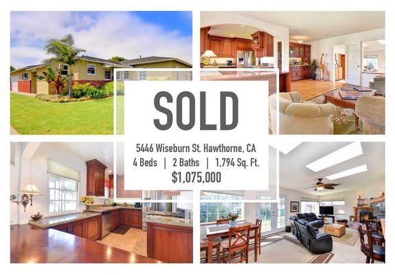 Hollyglen in Hawthorne. Sold!