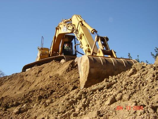 Excavating for a new winery