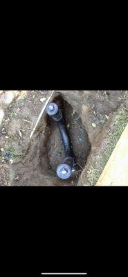 Sewer line cleanout, for access. #sewerclogged #sewerbackup #rooter #plumbing #drains