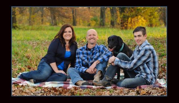 This beautiful family enjoying some outdoor togetherness!