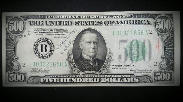 Genuine $500 Bill