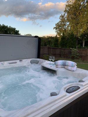 Get a hot tub. It's worth every penny. It's not just recreational but therapeutic. Dusty is your guy.