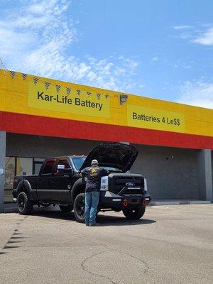 Free Battery Installation