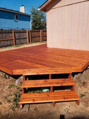 Built Deck & Stain