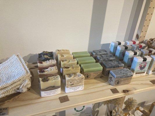 Bar soaps made locally