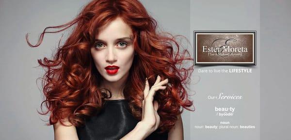 Ester Moreta Hair & Makeup Artistry 
dare to live the LIFESTYLE!

www.EsterMoreta.com