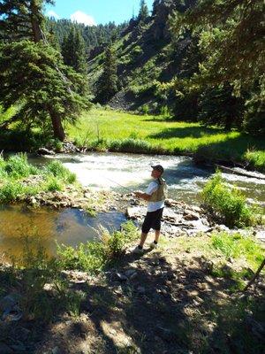 What a beautiful place to fish and play.