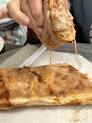 Meatball calzone