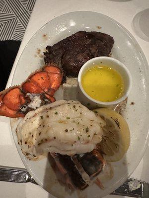 Petite Filet and Lobster