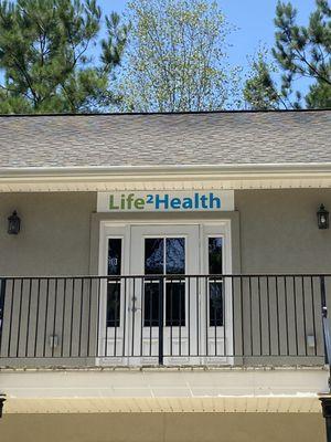 Life 2 Health's office is located on the second floor.