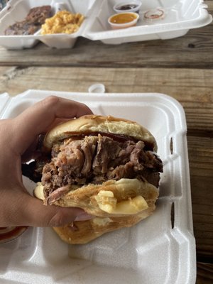 Brisket sandwich