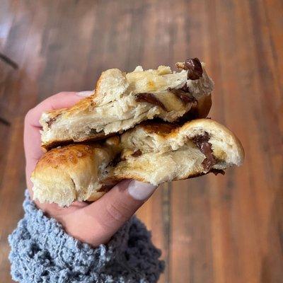 Cookie dough soft pretzel