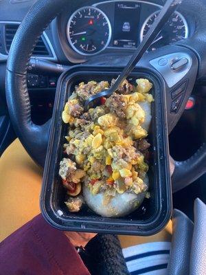 Ackee and Chicken Back