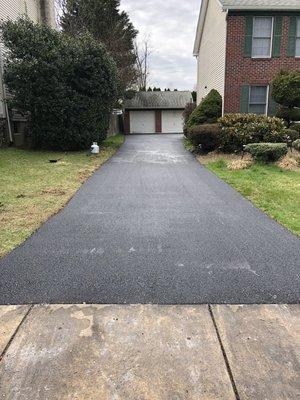 Driveway resurface