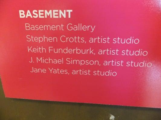 From the Directory at the Gettys Art Center February 2012