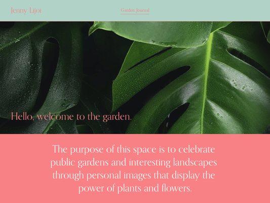 www.jennylijoi.com - 
 Garden Journal