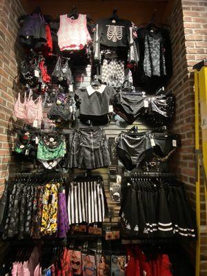 Extravagant underwear section