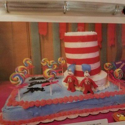 Dr Seuss cake