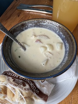 Clam chowder