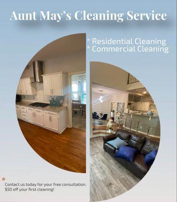 Aunt May's Spotless Cleaning Service