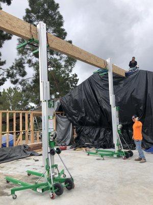 Moving some big lumber today!