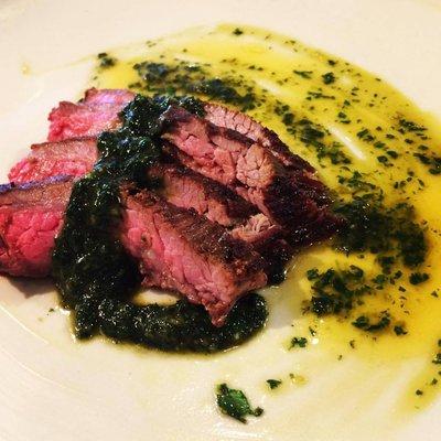 Grilled Flank, Chimichurri