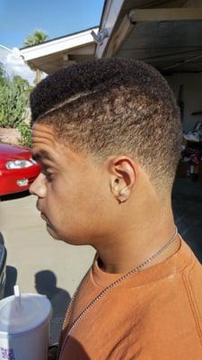 Like that cut in. Nice work Sr. Thank you for hooking my son up.!