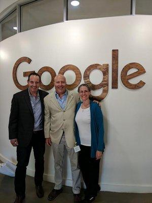 Here we are at Google to discuss small business marketing.