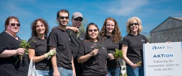 Anchorage team members spend a day volunteering.