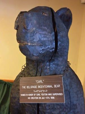 "Carl" the Belgrade centennial bear