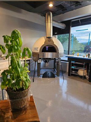 Wood fired pizzas