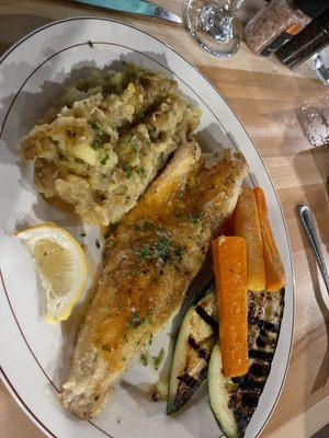 Walleye dinner special