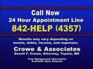 Bankruptcy Lawyer Tupelo Law Office Denvil Crowe