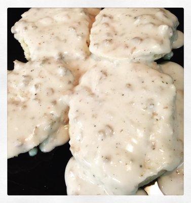 Biscuits and Sausage Gravy