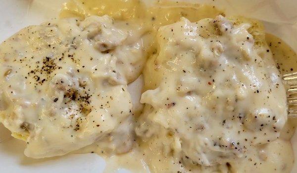 Biscuits and gravy