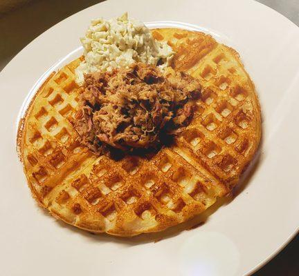 BBQ & Slaw Waffle