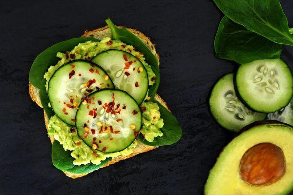 Yum, the avocado is a good source for good fat! Helps prolong hunger.