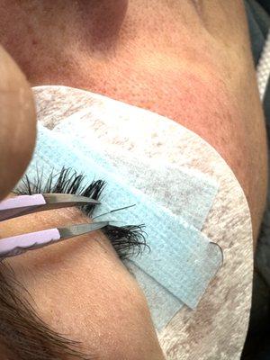 showing the retention and importance of lash isolation