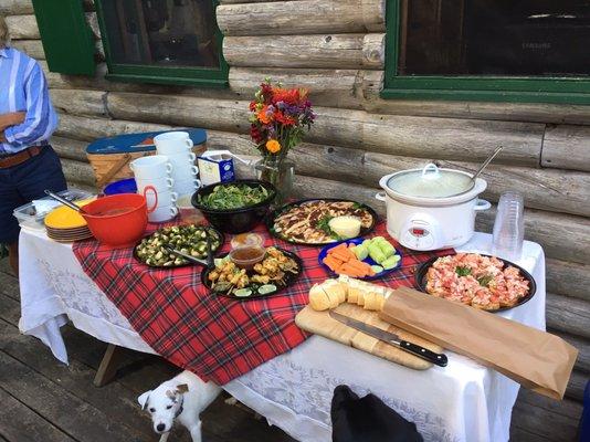 Catering from the East Boothbay General Store.