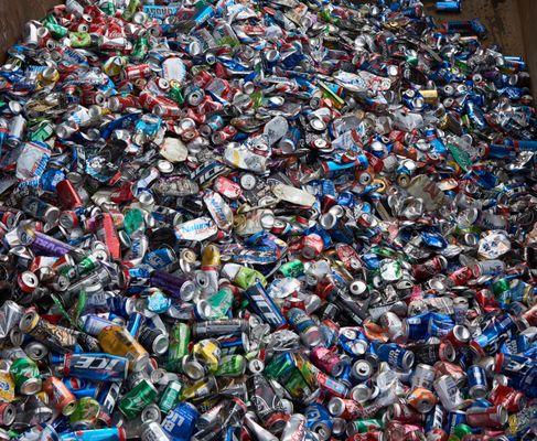 ALUMINUM IS THE MOST VALUABLE RECYCLABLE MATERIAL. UNFORTUNATELY ALUMINUM  CANS STILL MAKE IT TO OUR LANDFILLS. RECYCLE.