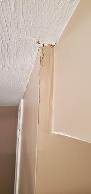 Bad drywall & textured ceilings