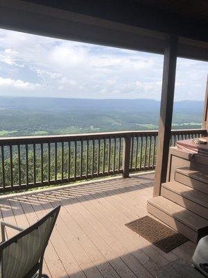 Cupid's Stairway back deck