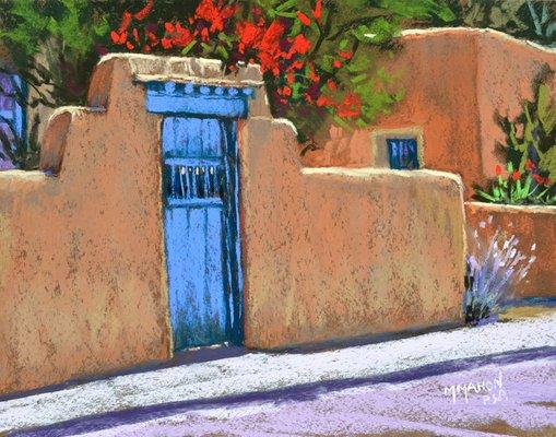 Blue Door - Pastel