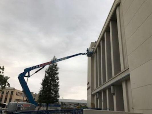 Bakersfield High School, Harvey Auditorium Bird Control.