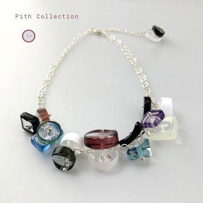 Pith Collection,BG Necklace, blown glass and sterling silver https://www.vitriesse.com/pith-collection