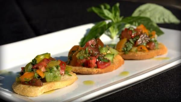 Heirloom Tomato Bruschetta!