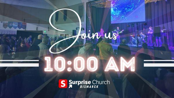 Surprise is a casual, inspiring place where people connect and find tons of hope!