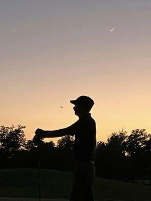 Sunsets on a golf course are truly serene.
Thank you for sharing this photo, Joey Medrano!