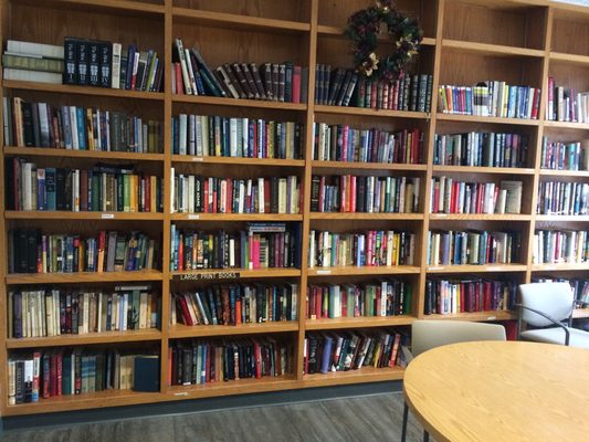 Small library for the patients.