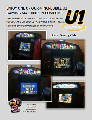 U1 Gaming Machines